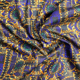 Pound A Metre 2.9 Metres Luxury Printed Cotton – 36" Wide- (Blue Egypt)