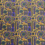 Pound A Metre 2.9 Metres Luxury Printed Cotton – 36" Wide- (Blue Egypt)
