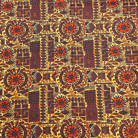 Pound A Metre 2.9 Metres Luxury Printed Cotton – 36" Wide- (Brown Egypt)