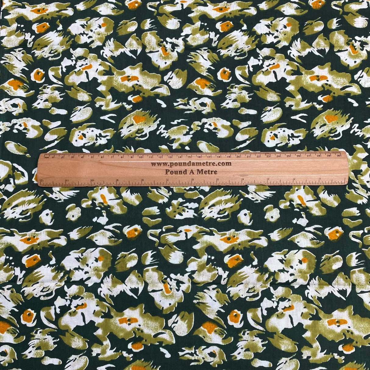 Pound A Metre 2.9 Metres Luxury Printed Cotton – 36" Wide- (Green)