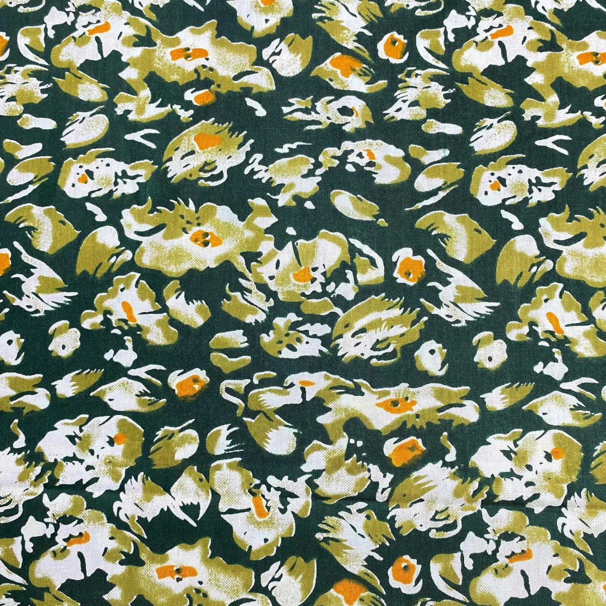 Pound A Metre 2.9 Metres Luxury Printed Cotton – 36" Wide- (Green)