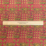 Pound A Metre 2.9 Metres Luxury Printed Cotton – 36" Wide- (Red & Yellow)