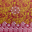 Pound A Metre 2.9 Metres Luxury Printed Cotton – 36" Wide- (Wine)