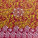 Pound A Metre 2.9 Metres Luxury Printed Cotton – 36" Wide- (Wine)