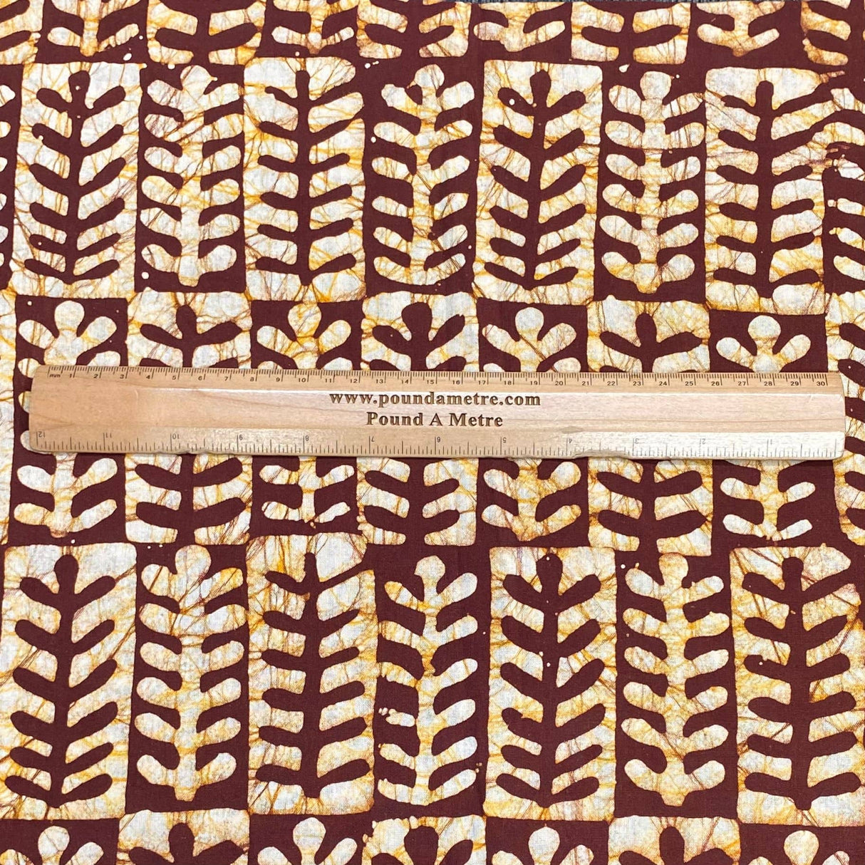 Pound A Metre 2.9 Metres 2.9 Metres Premium Quality 100% Cotton Batik - 45" Wide -  (Batik 1)