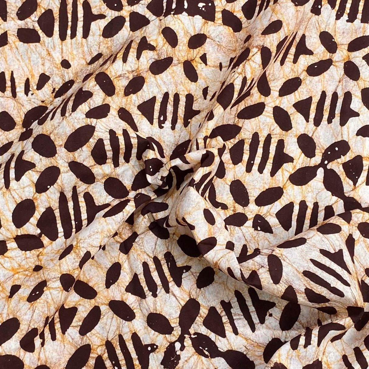 Pound A Metre 2.9 Metres 2.9 Metres Premium Quality 100% Cotton Batik - 45" Wide -  (Design 1, Col 2)