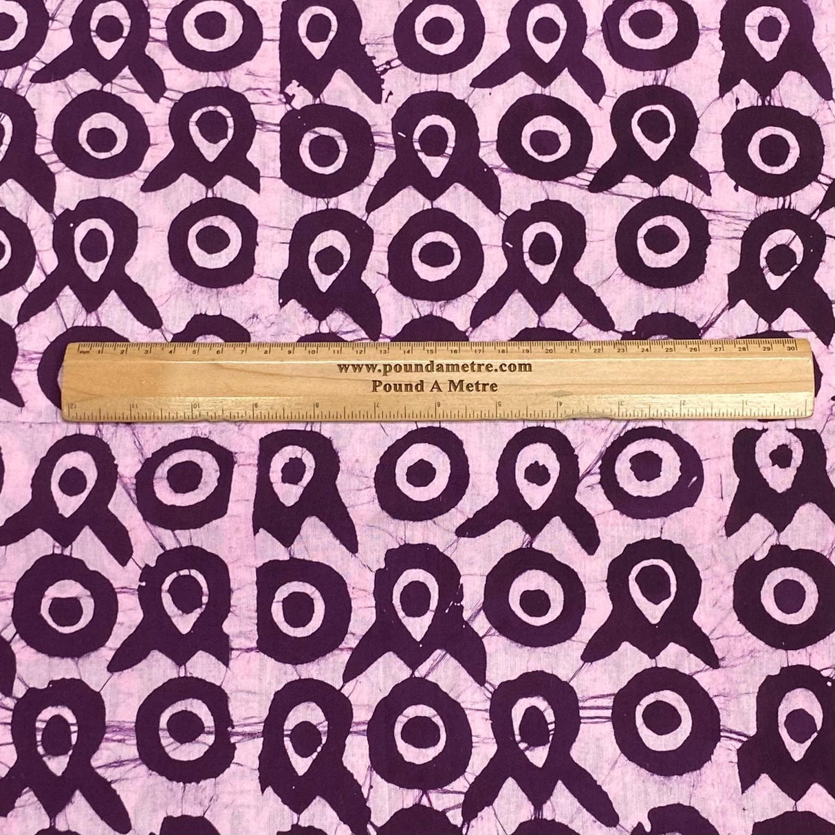 Pound A Metre 2.9 Metres 2.9 Metres Premium Quality 100% Cotton Batik - 45" Wide -  (Design 11, Col 3)