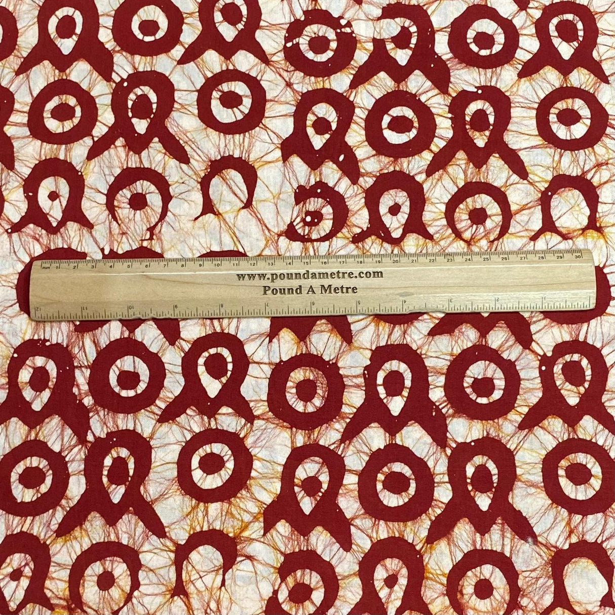 Pound A Metre 2.9 Metres 2.9 Metres Premium Quality 100% Cotton Batik - 45" Wide -  (Design 11, Col 6)