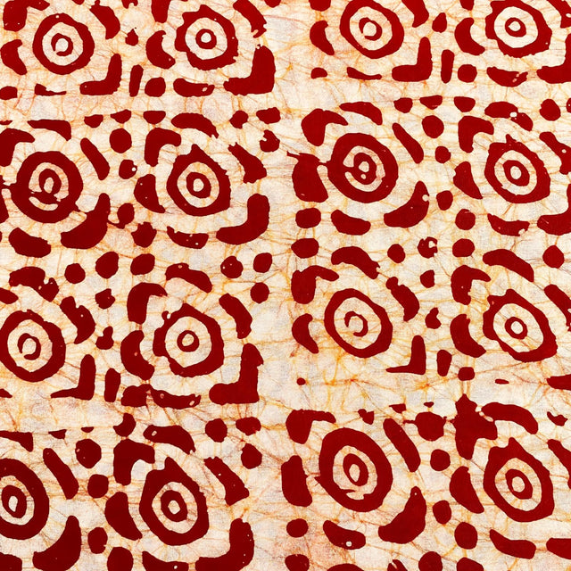 Pound A Metre 2.9 Metres 2.9 Metres Premium Quality 100% Cotton Batik - 45" Wide -  (Design 12, Col 1)