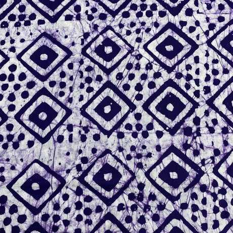 Pound A Metre 2.9 Metres 2.9 Metres Premium Quality 100% Cotton Batik - 45" Wide -  (Design 2, Col 2)