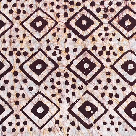 Pound A Metre 2.9 Metres 2.9 Metres Premium Quality 100% Cotton Batik - 45" Wide -  (Design 2, Col 4)