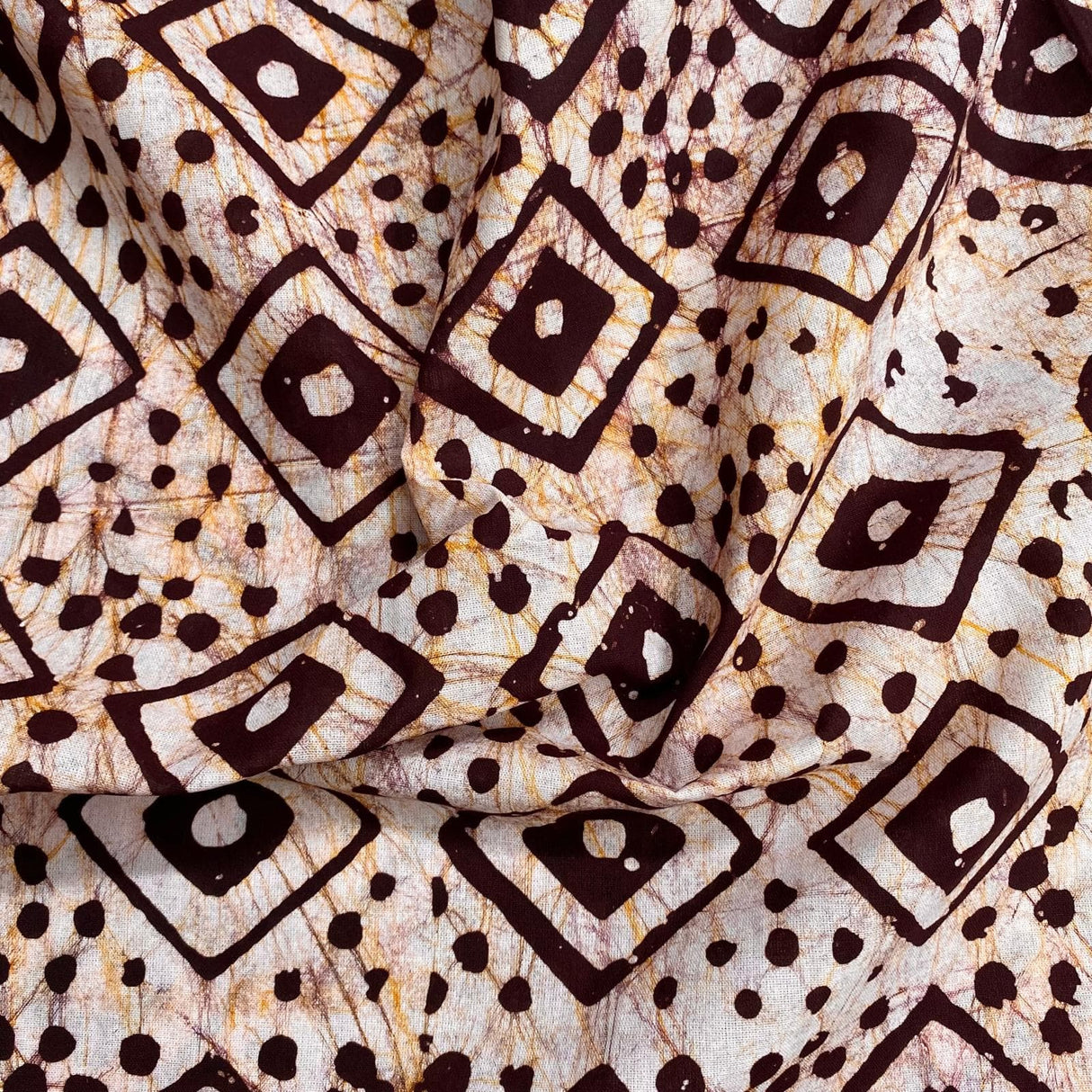 Pound A Metre 2.9 Metres 2.9 Metres Premium Quality 100% Cotton Batik - 45" Wide -  (Design 2, Col 4)