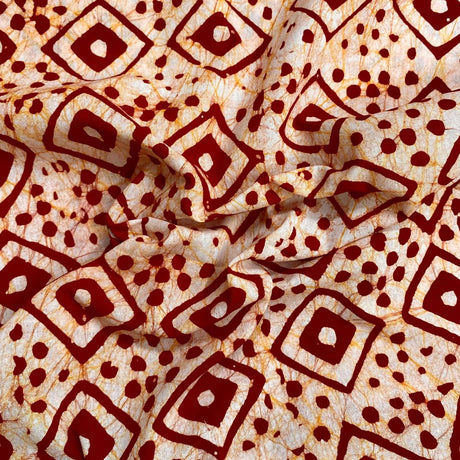 Pound A Metre 2.9 Metres 2.9 Metres Premium Quality 100% Cotton Batik - 45" Wide -  (Design 2, Col 5)