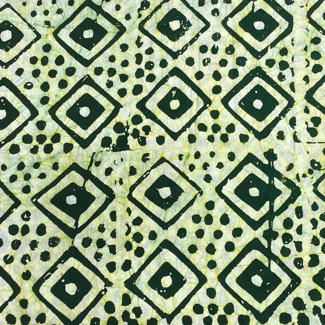 Pound A Metre 2.9 Metres 2.9 Metres Premium Quality 100% Cotton Batik - 45" Wide -  (Design 2, Col 6)