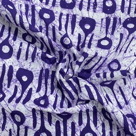 Pound A Metre 2.9 Metres 2.9 Metres Premium Quality 100% Cotton Batik - 45" Wide -  (Design 3, Col 1)