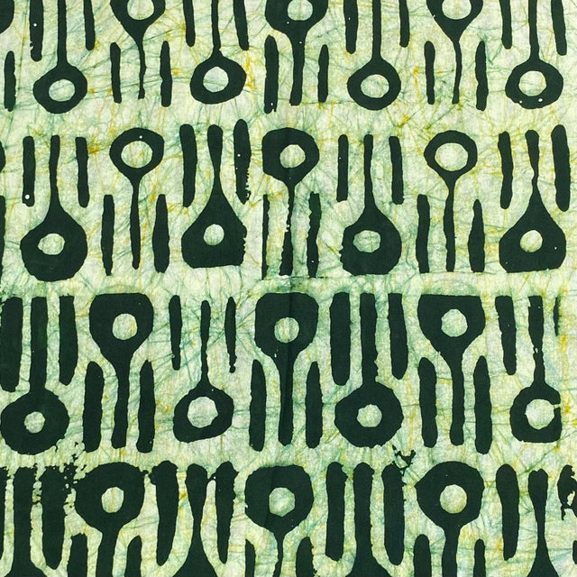 Pound A Metre 2.9 Metres 2.9 Metres Premium Quality 100% Cotton Batik - 45" Wide -  (Design 3, Col 4)