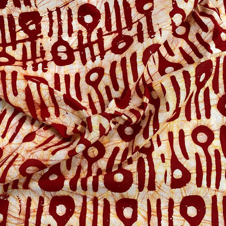 Pound A Metre 2.9 Metres 2.9 Metres Premium Quality 100% Cotton Batik - 45" Wide -  (Design 3, Col 5)