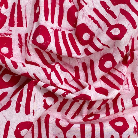 Pound A Metre 2.9 Metres 2.9 Metres Premium Quality 100% Cotton Batik - 45" Wide -  (Design 3, Col 6)