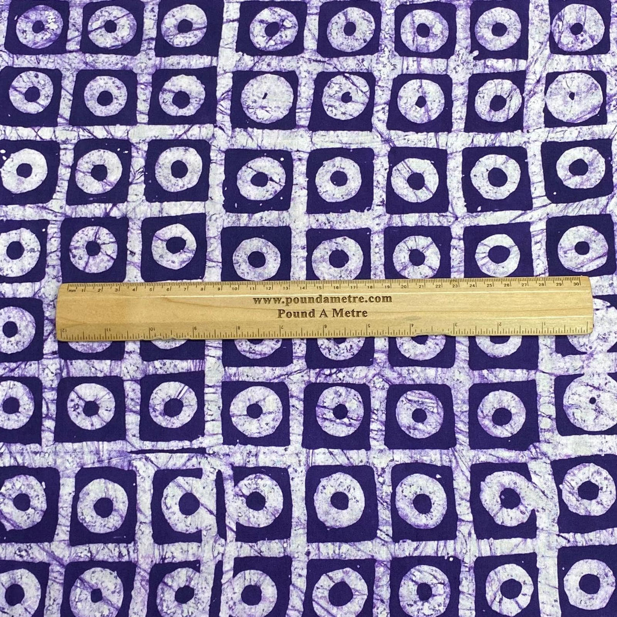 Pound A Metre 2.9 Metres 2.9 Metres Premium Quality 100% Cotton Batik - 45" Wide -  (Design 4, Col 4)