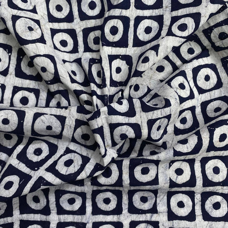 Pound A Metre 2.9 Metres 2.9 Metres Premium Quality 100% Cotton Batik - 45" Wide -  (Design 4, Col 6)