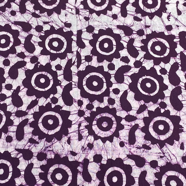 Pound A Metre 2.9 Metres 2.9 Metres Premium Quality 100% Cotton Batik - 45" Wide -  (Design 5, Col 2)