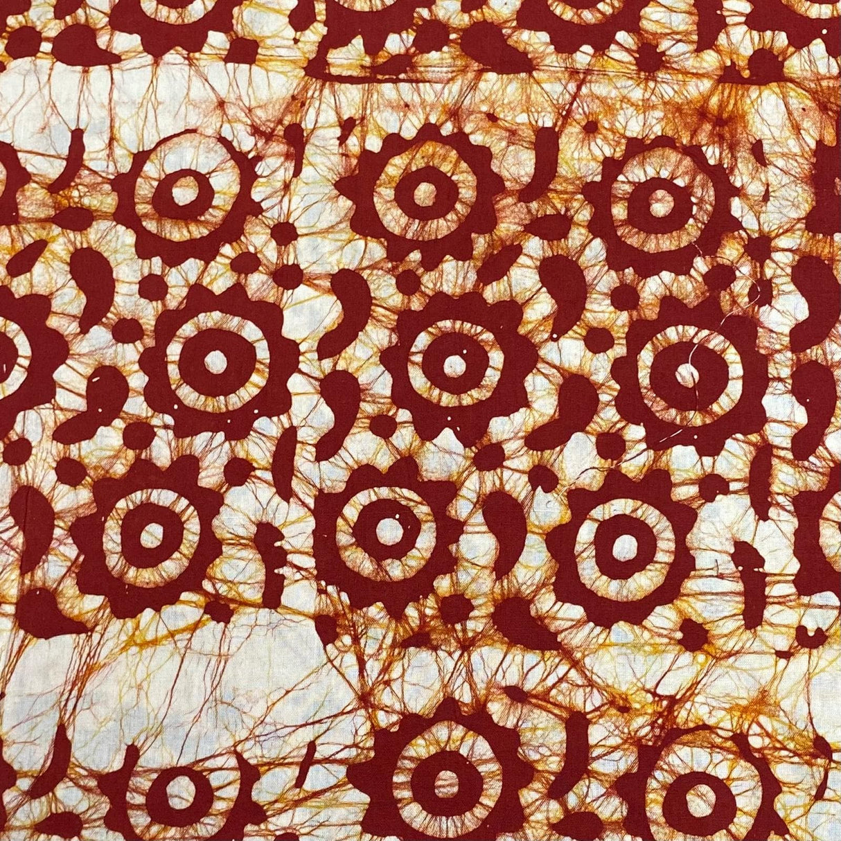 Pound A Metre 2.9 Metres 2.9 Metres Premium Quality 100% Cotton Batik - 45" Wide -  (Design 5, Col 3)