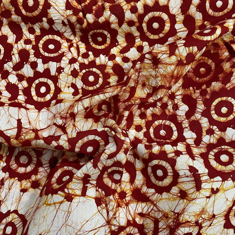 Pound A Metre 2.9 Metres 2.9 Metres Premium Quality 100% Cotton Batik - 45" Wide -  (Design 5, Col 3)