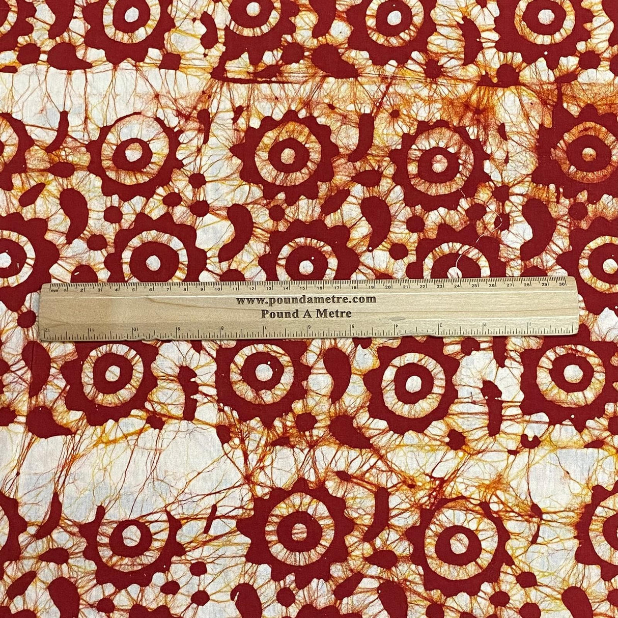 Pound A Metre 2.9 Metres 2.9 Metres Premium Quality 100% Cotton Batik - 45" Wide -  (Design 5, Col 3)