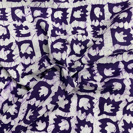 Pound A Metre 2.9 Metres 2.9 Metres Premium Quality 100% Cotton Batik - 45" Wide -  (Design 6, Col 4)