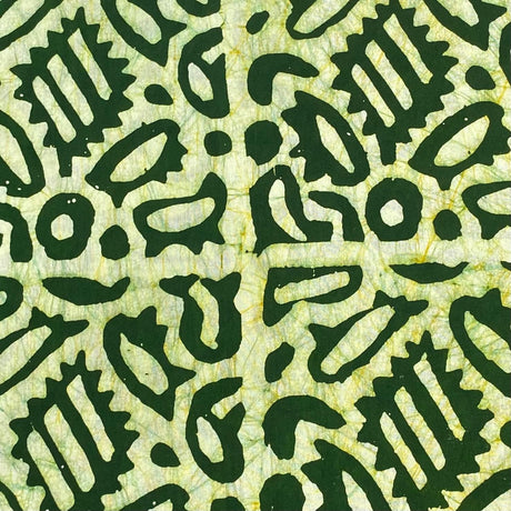 Pound A Metre 2.9 Metres 2.9 Metres Premium Quality 100% Cotton Batik - 45" Wide -  (Design 7, Col 3)