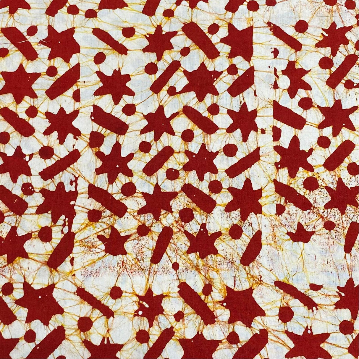 Pound A Metre 2.9 Metres 2.9 Metres Premium Quality 100% Cotton Batik - 45" Wide -  (Design 8, Col 1)