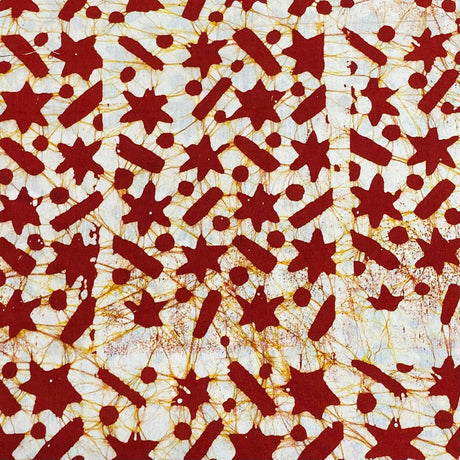 Pound A Metre 2.9 Metres 2.9 Metres Premium Quality 100% Cotton Batik - 45" Wide -  (Design 8, Col 1)