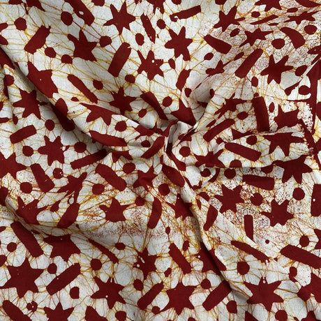 Pound A Metre 2.9 Metres 2.9 Metres Premium Quality 100% Cotton Batik - 45" Wide -  (Design 8, Col 1)