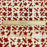 Pound A Metre 2.9 Metres 2.9 Metres Premium Quality 100% Cotton Batik - 45" Wide -  (Design 8, Col 1)