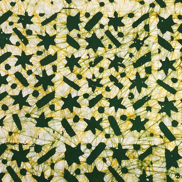 Pound A Metre 2.9 Metres 2.9 Metres Premium Quality 100% Cotton Batik - 45" Wide -  (Design 8, Col 2)