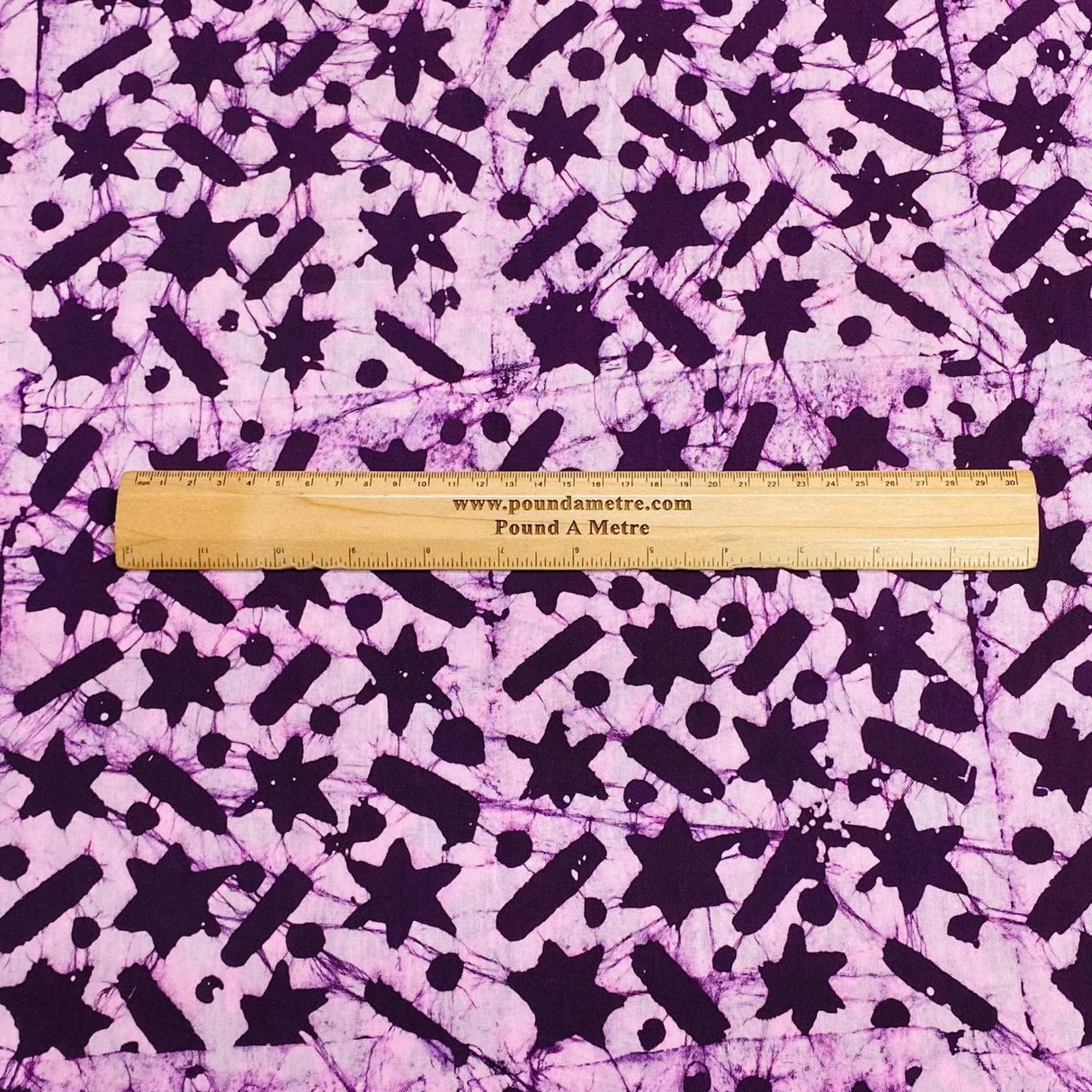 Pound A Metre 2.9 Metres 2.9 Metres Premium Quality 100% Cotton Batik - 45" Wide -  (Design 8, Col 3)