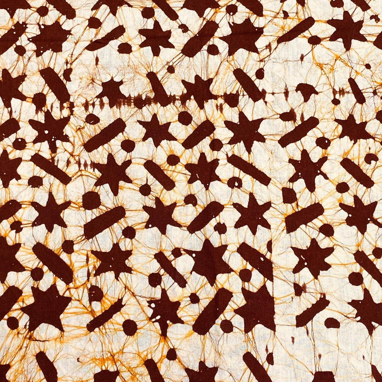 Pound A Metre 2.9 Metres 2.9 Metres Premium Quality 100% Cotton Batik - 45" Wide -  (Design 8, Col 5)