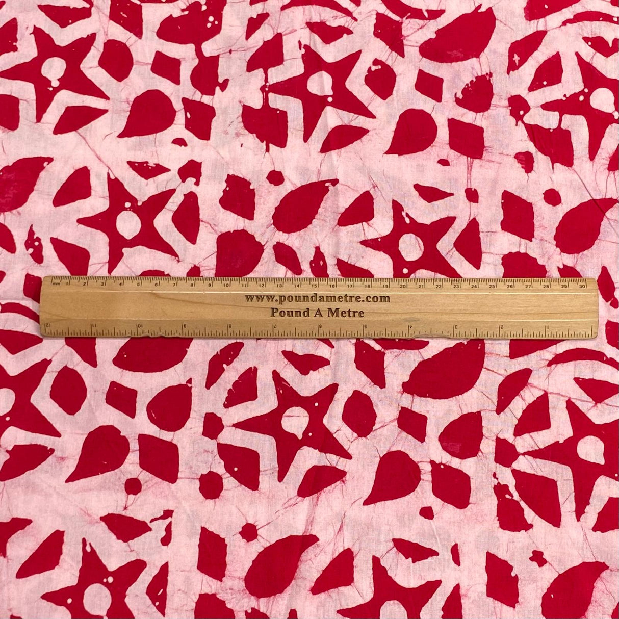 Pound A Metre 2.9 Metres 2.9 Metres Premium Quality 100% Cotton Batik - 45" Wide -  (Design 9, Col 2)