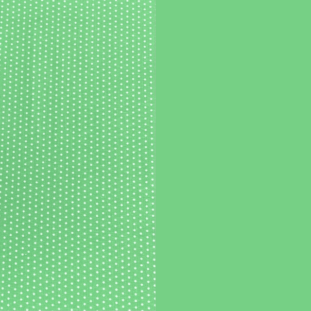 Pound A Metre 2 Metre Digitally Printed 100% Cotton Bundle- (Green Polka)