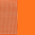 Pound A Metre 2 Metre Digitally Printed 100% Cotton Bundle- (Orange Checks)