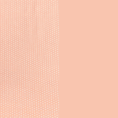 Pound A Metre 2 Metre Digitally Printed 100% Cotton Bundle- (Peach Polka)