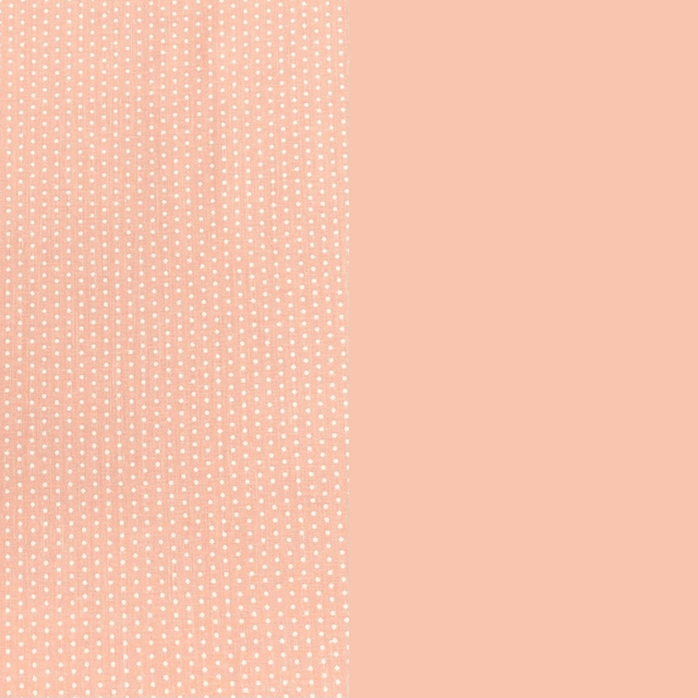 Pound A Metre 2 Metre Digitally Printed 100% Cotton Bundle- (Peach Polka)