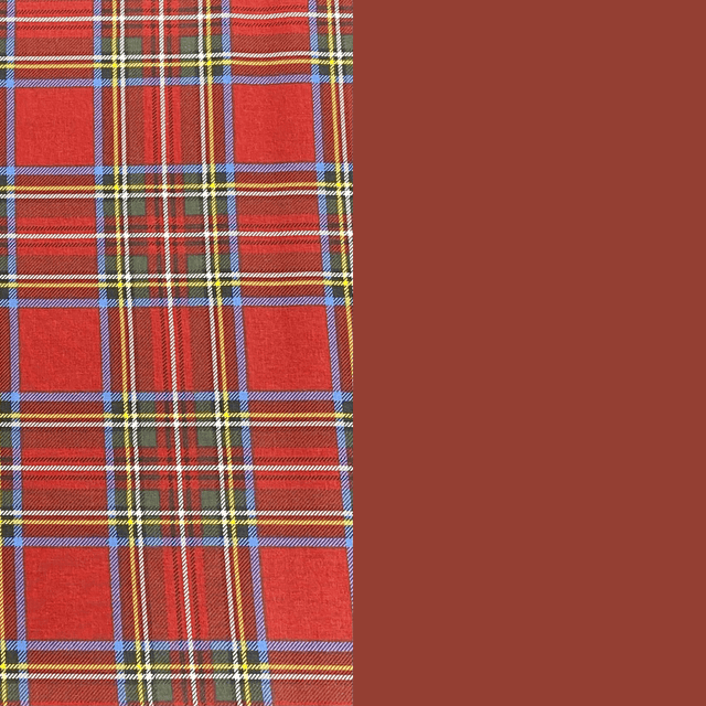 Pound A Metre 2 Metre Digitally Printed 100% Cotton Bundle- (Tartan)