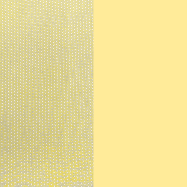 Pound A Metre 2 Metre Digitally Printed 100% Cotton Bundle- (Yellow Polka)