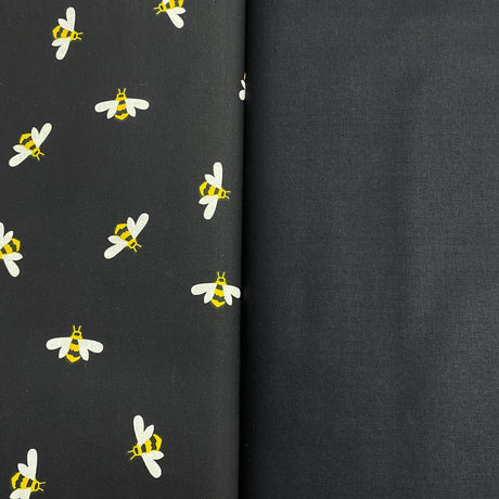 Pound A Metre 2 Piece Bundle Digitally Printed 100% Cotton- 45" Wide (Bee)
