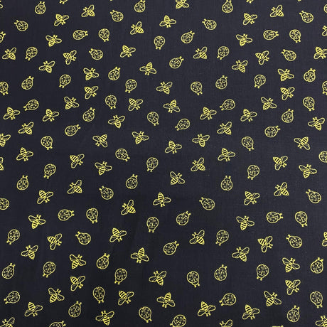 Pound A Metre 2 Piece Bundle Digitally Printed 100% Cotton- 45" Wide (Bumble)