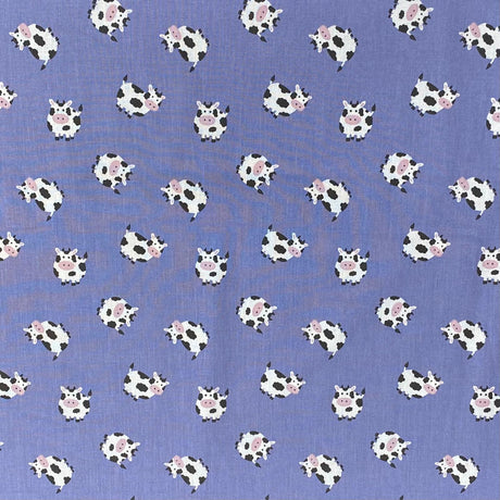 Pound A Metre 2 Piece Bundle Digitally Printed 100% Cotton- 45" Wide (Cow)