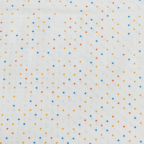 Pound A Metre 2 Piece Bundle Digitally Printed 100% Cotton- 45" Wide (Multicolour Polka)