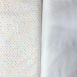 Pound A Metre 2 Piece Bundle Digitally Printed 100% Cotton- 45" Wide (Multicolour Polka)