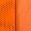 Pound A Metre 2 Piece Bundle Digitally Printed 100% Cotton- 45" Wide (Orange Polka)